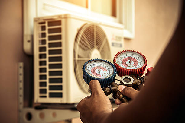 Professional Ductwork Repair technician working in Saugus, MA